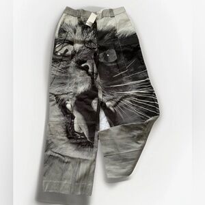 NWT TORY BURCH LTD. EDITION ANIMAL HOUSE CAT PRINT CARGO PANTS VARIOUS SIZES